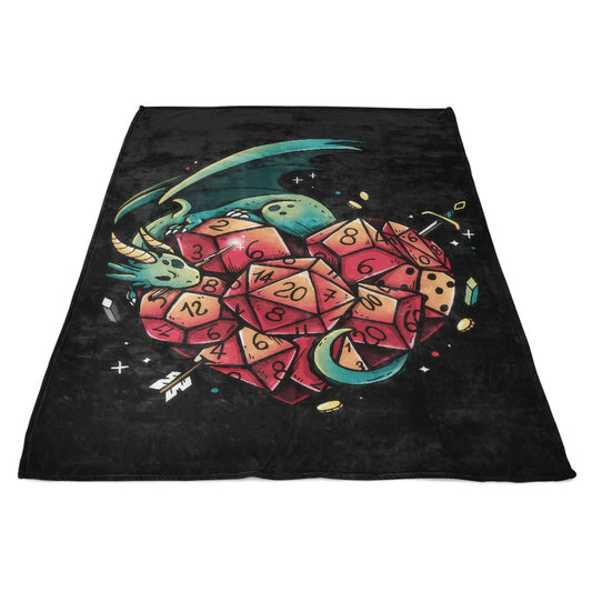 Heart of a Gamer - Fleece Blanket