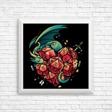 Heart of a Gamer - Posters & Prints