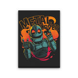Heavy Metal Heart - Canvas Print