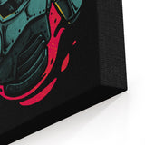 Heavy Metal Heart - Canvas Print