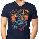 Heavy Metal Heart - Men's V-Neck