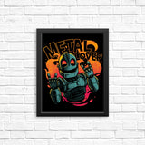 Heavy Metal Heart - Posters & Prints