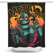 Heavy Metal Heart - Shower Curtain