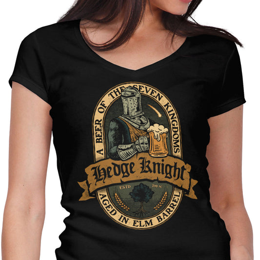 Hedge Knight Beer - Women's V-Neck