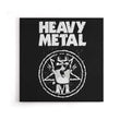 Heeler Metal - Canvas Print