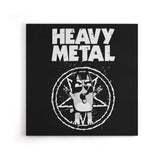 Heeler Metal - Canvas Print