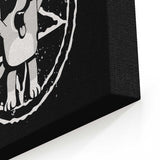 Heeler Metal - Canvas Print