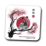 Heeler Sumi-e - Coasters