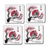 Heeler Sumi-e - Coasters
