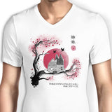 Heeler Sumi-e - Men's V-Neck