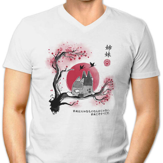 Heeler Sumi-e - Men's V-Neck