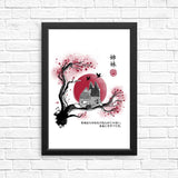 Heeler Sumi-e - Posters & Prints