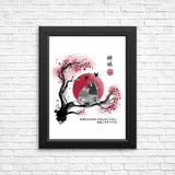 Heeler Sumi-e - Posters & Prints