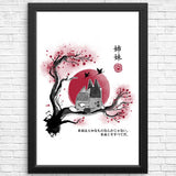 Heeler Sumi-e - Posters & Prints