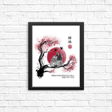 Heeler Sumi-e - Posters & Prints