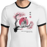 Heeler Sumi-e - Ringer T-Shirt