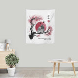 Heeler Sumi-e - Wall Tapestry