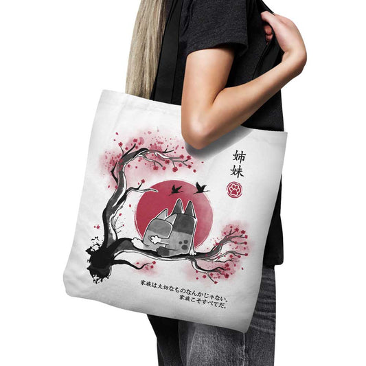Heeler Sumi-e - Tote Bag