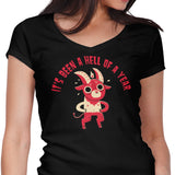 Hell of a Year - Women's V-Neck