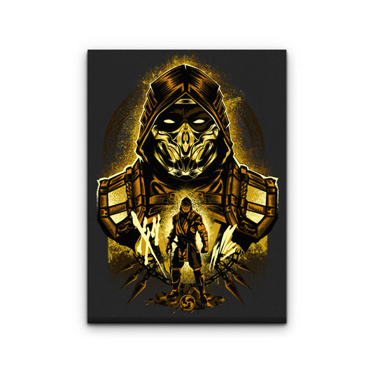 Hellfire Revenant - Canvas Print