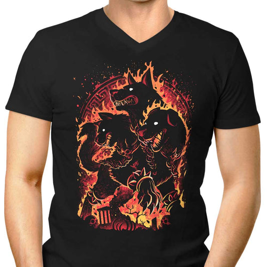 Hellhound Unleashed - Men's V-Neck