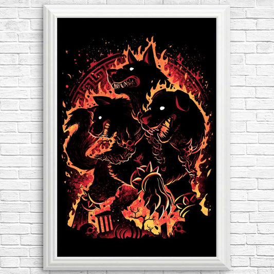 Hellhound Unleashed - Posters & Prints