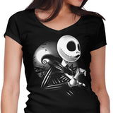 Her Skeleton - Women's V-Neck