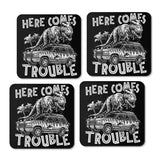 Here Comes Trouble - Coasters