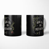 Here Lies My Motivation - Mug