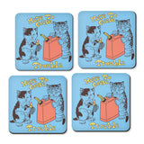 Here to Cause Trouble - Coasters