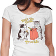 Here to Cause Trouble - Women's V-Neck