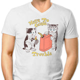 Here to Cause Trouble - Men's V-Neck
