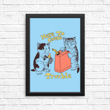 Here to Cause Trouble - Posters & Prints