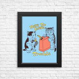 Here to Cause Trouble - Posters & Prints