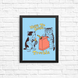Here to Cause Trouble - Posters & Prints
