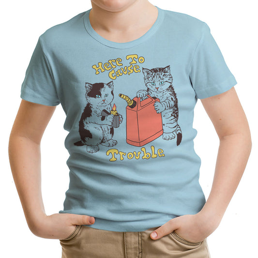Here to Cause Trouble - Youth Apparel