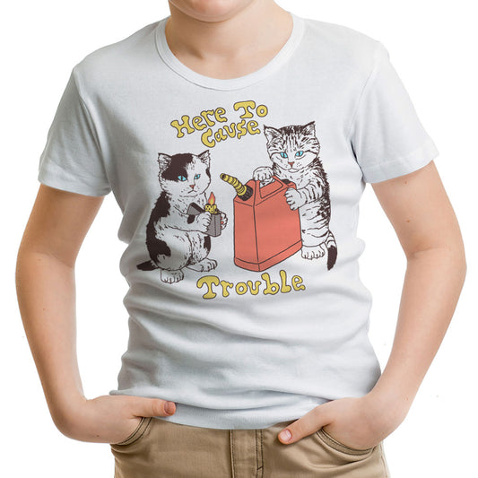 Here to Cause Trouble - Youth Apparel
