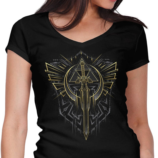 Hero Sword - Women's V-Neck