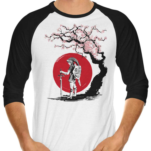 Hero Under the Sun - 3/4 Sleeve Raglan T-Shirt