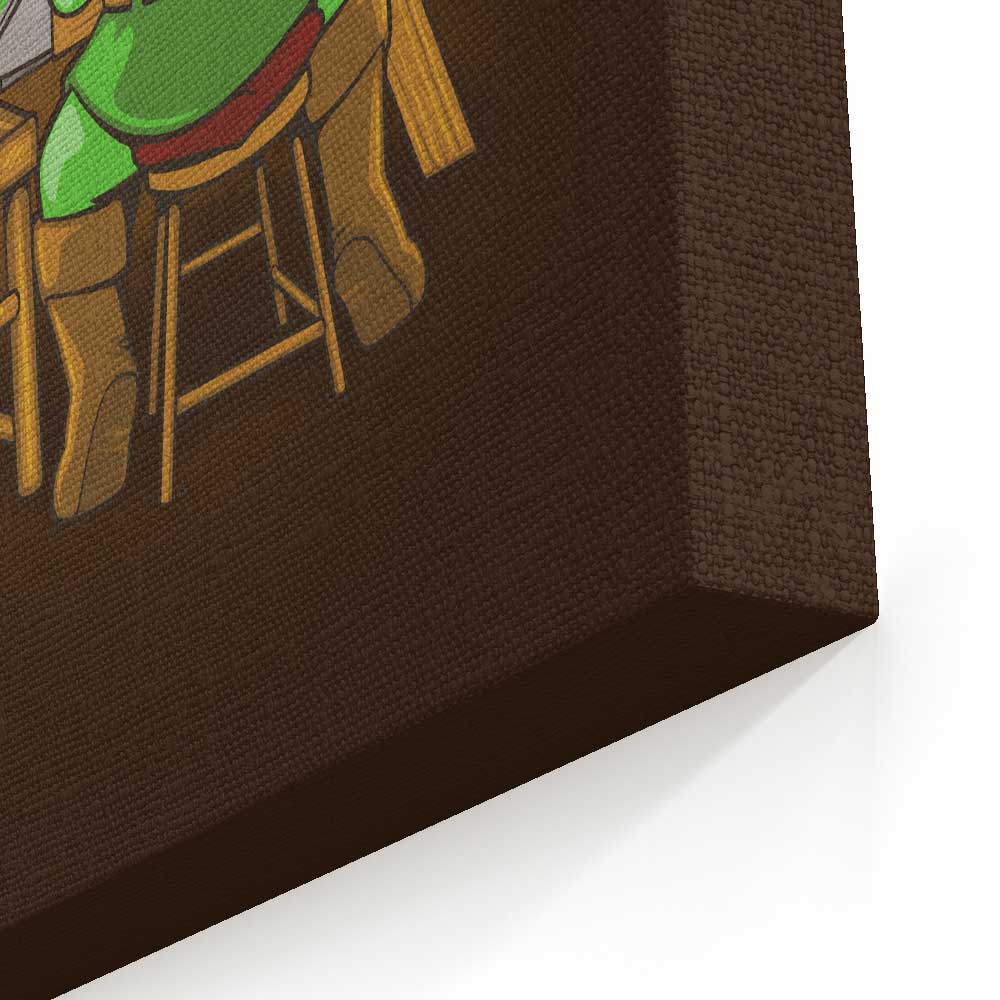 Heroic Self Portrait - Canvas Print