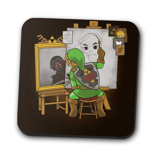 Heroic Self Portrait - Coasters