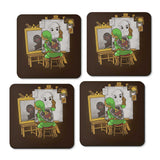 Heroic Self Portrait - Coasters
