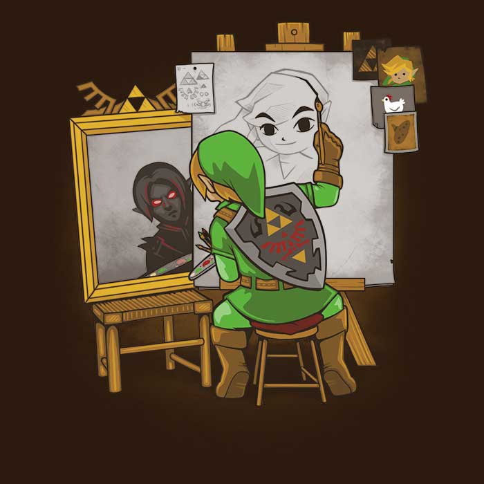 Heroic Self Portrait - 3/4 Sleeve Raglan T-Shirt