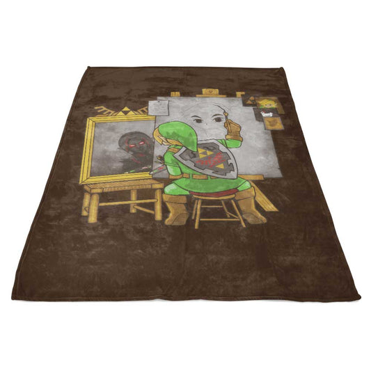 Heroic Self Portrait - Fleece Blanket
