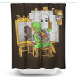 Heroic Self Portrait - Shower Curtain