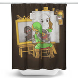 Heroic Self Portrait - Shower Curtain