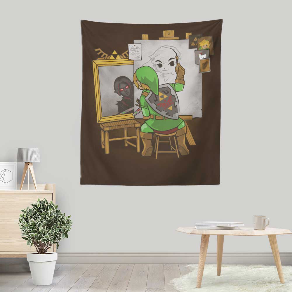 Heroic Self Portrait - Wall Tapestry