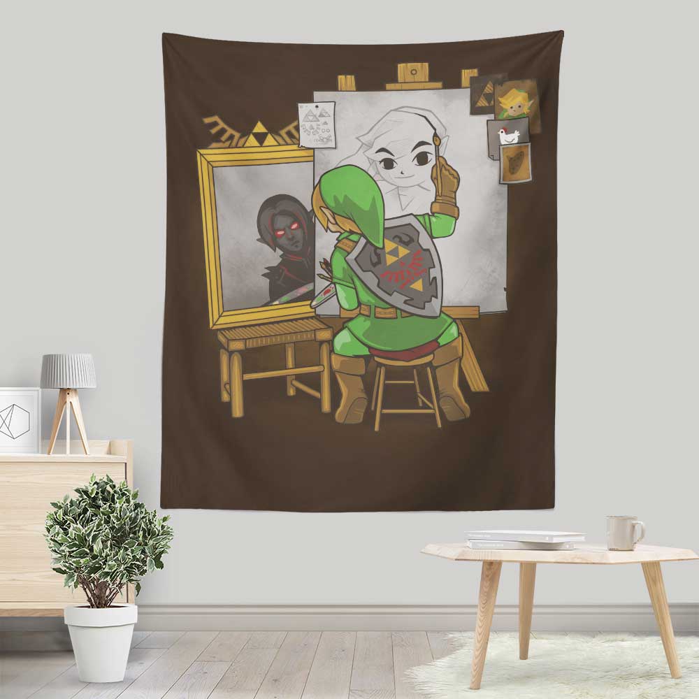 Heroic Self Portrait - Wall Tapestry