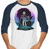 Heroic Sunset - 3/4 Sleeve Raglan T-Shirt