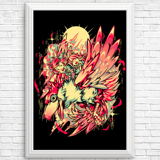 High in the Sky - Posters & Prints
